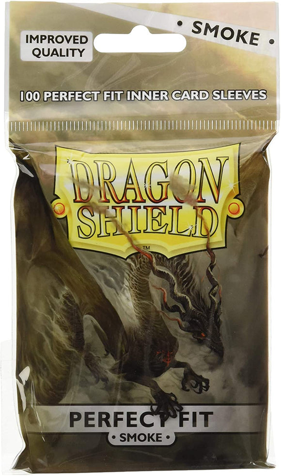 Dragon Shield Perfect Fit Smoke Inner Sleeves Standard Size 100 Pack