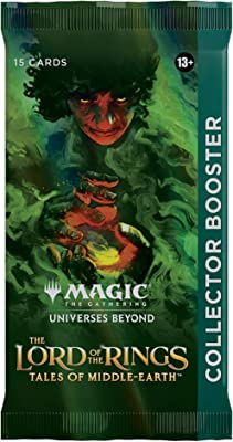 Magic: The Gathering The Lord of The Rings: Tales of Middle-Earth Collector Booster (15 Magic Cards)