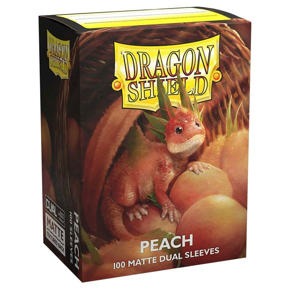 Dragon Shields: Matte Dual - Peach (100)