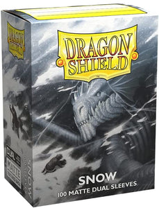 Dragon Shield Standard Size Card Sleeves – Matte Dual Snow 100CT
