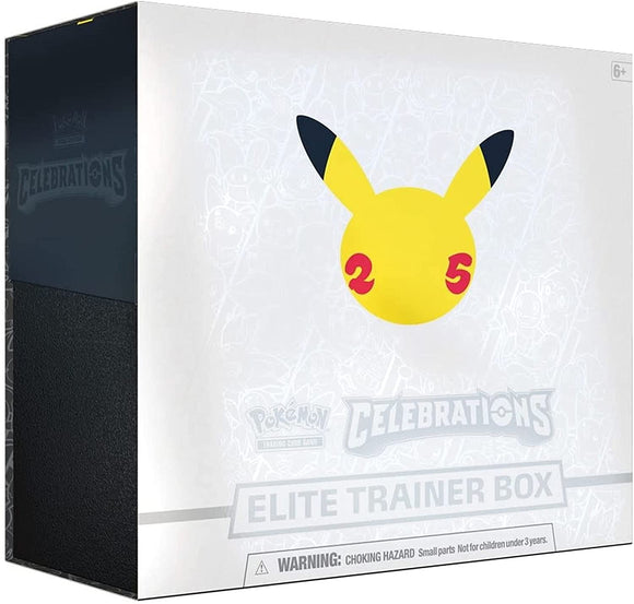Pokemon :25th Anniversary Celebrations Elite Trainer Box