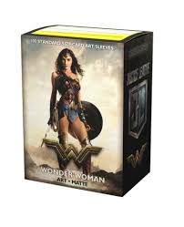 Dragon Shield Justice League Wonder Woman Art Matte 100 Protective Sleeves