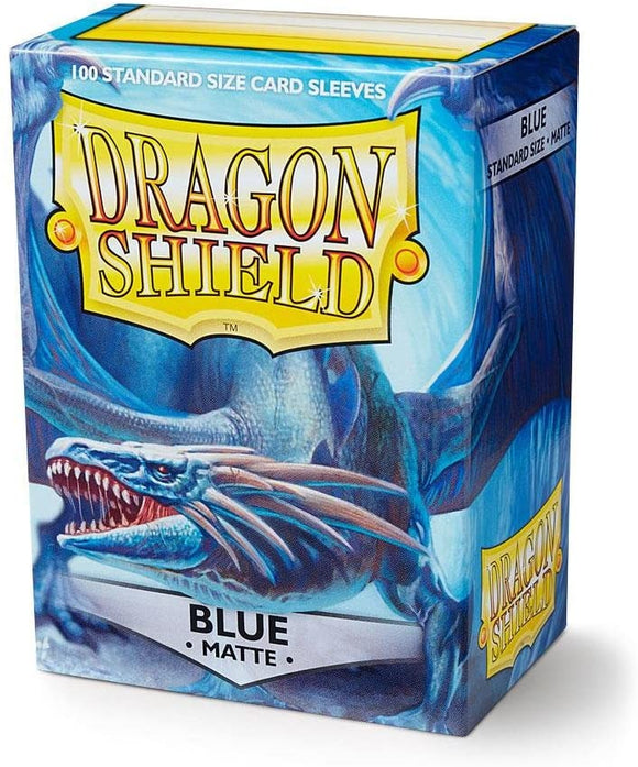 Dragon Shield Blue Matte 100 Protective Sleeves