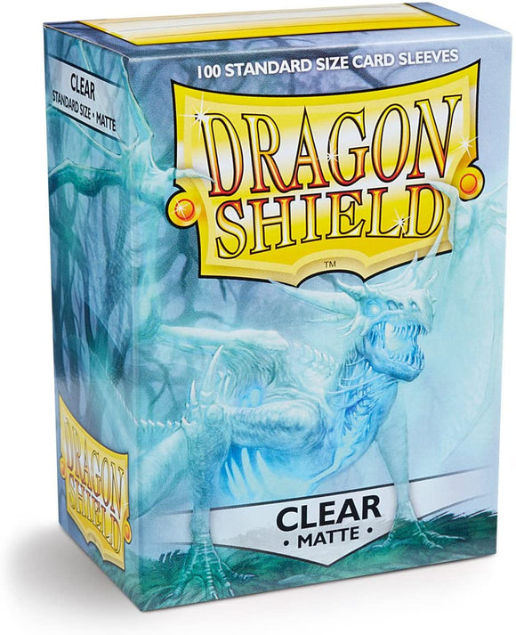 Dragon Shield Clear Matte 100 Protective Sleeves