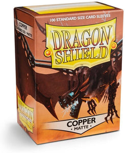 Dragon Shield Copper Matte 100 Protective Sleeves