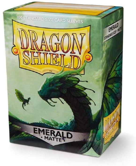 Dragon Shield Emerald Matte 100 Protective Sleeves