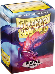 Dragon Shield Purple Matte 100 Protective Sleeves