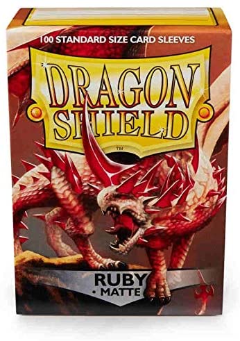 Dragon Shield Ruby Matte 100 Protective Sleeves