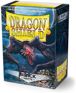 Dragon Shield Black Matte 100 Protective Sleeves