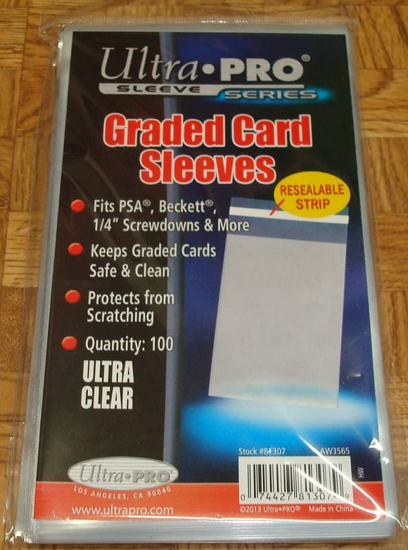 Ultra Pro Graded Card Sleeves -100 count
