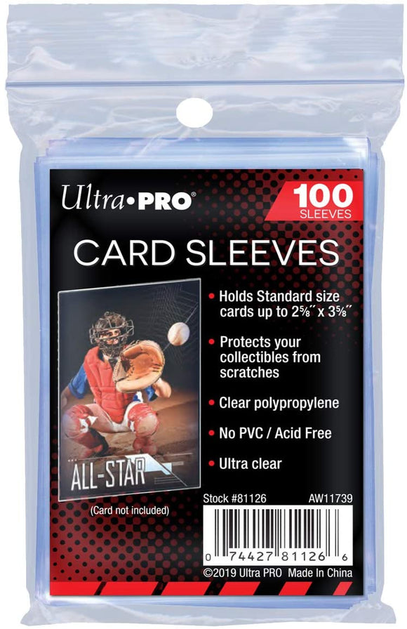 Ultra-Pro Card Sleeves (100 Sleeves)